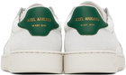 Axel Arigato White & Green Dice Lo Sneakers