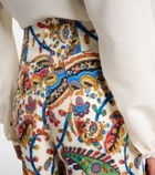 Etro Cotton-blend jacquard Bermuda shorts