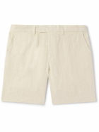Mr P. - Straight-Leg Linen Bermuda Shorts - Neutrals