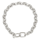 Givenchy Silver G Link Bracelet