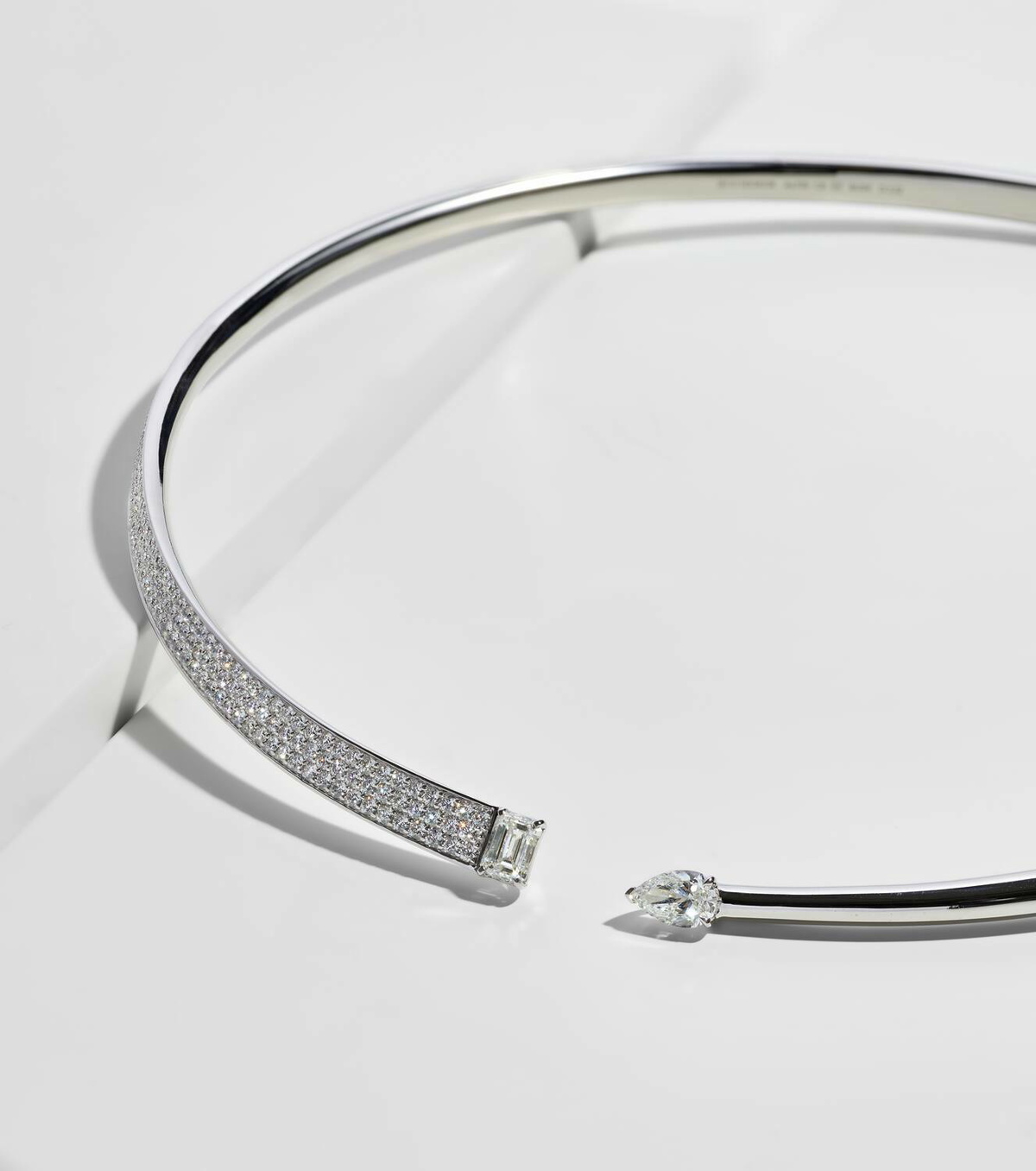 Bucherer Fine Jewellery Inner Fire 18kt white gold necklace with diamonds