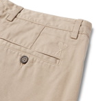 AMI - Slim-Fit Cotton-Twill Bermuda Shorts - Beige