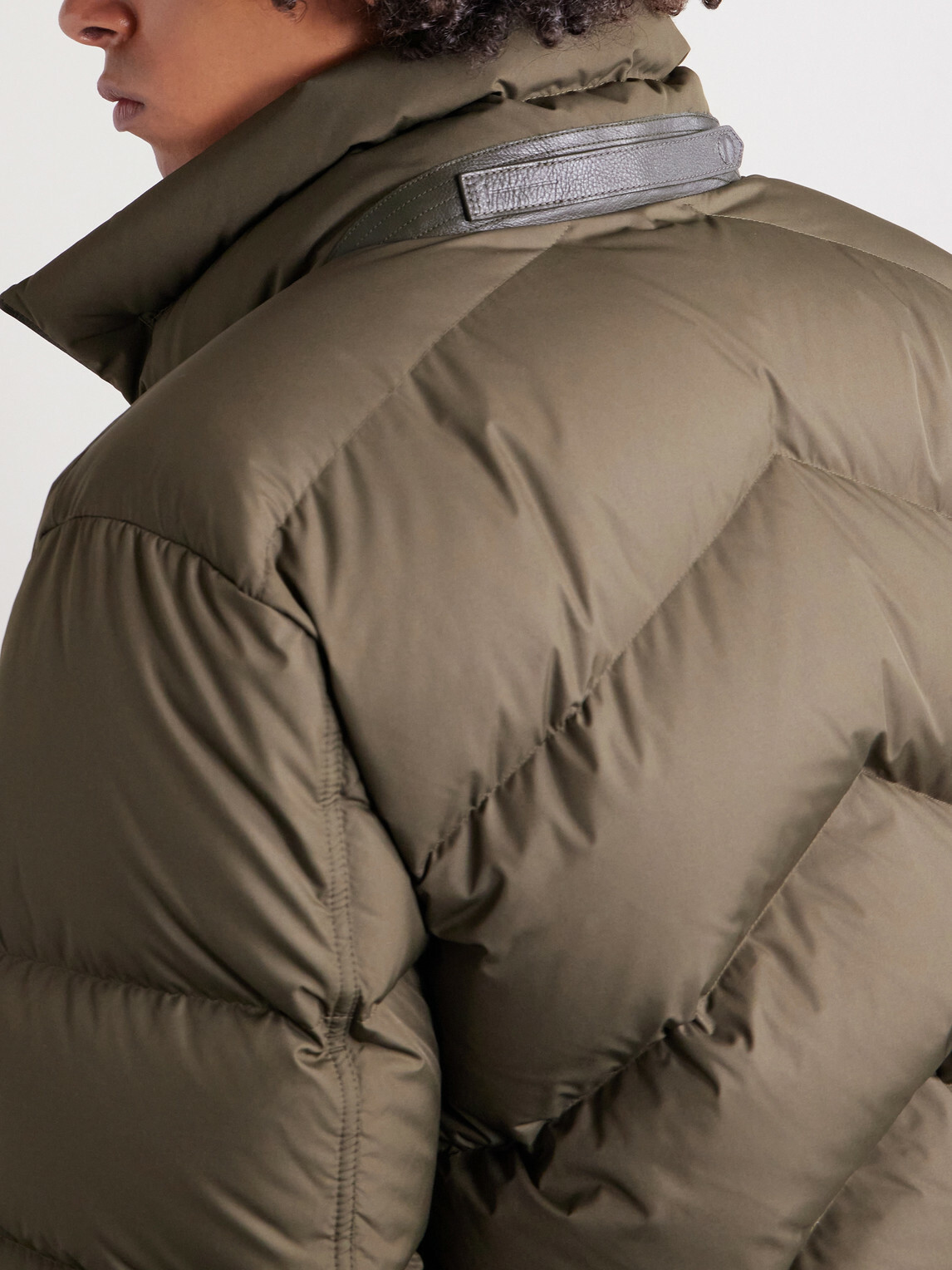 TOM FORD - Padded Quilted Shell Bomber Jacket - Green