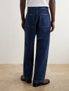 AGOLDE - Slater Straight-Leg Pleated Jeans - Blue
