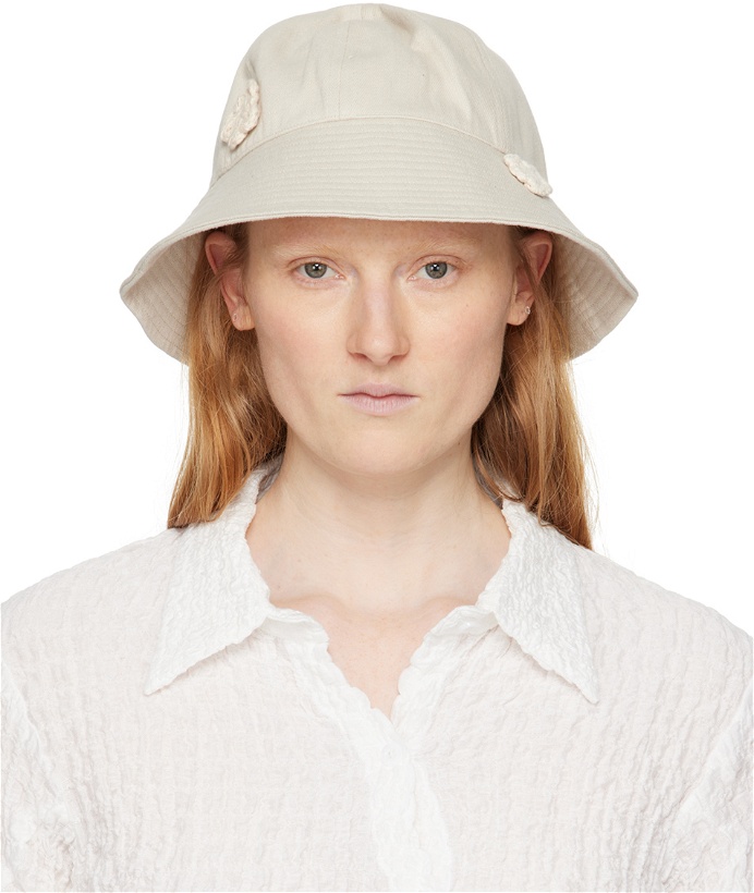Photo: Song for the Mute Off-White Daisy Bucket Hat