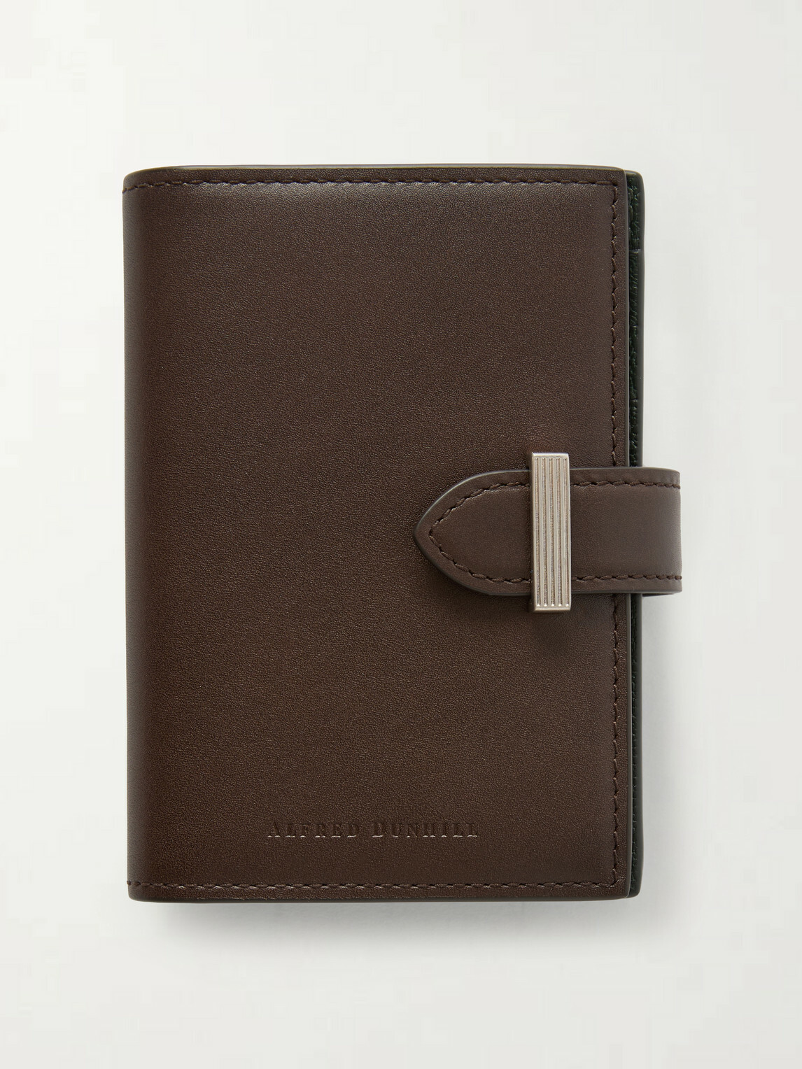 Dunhill - Alfred Business Card Case Patina-Leather Cardholder