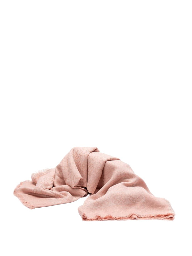 Photo: TwinSet Patterned Fringed Scarf