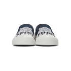 Kenzo Navy and White Limited Edition Tiger K-Skate Slip-On Sneakers