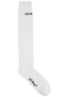 Off-white Bookish Cotton-blend Long Socks - One Size