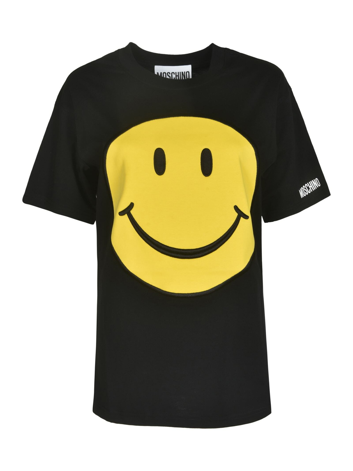 Moschino Men's Smiley® Heavy Cotton Shirt Blue