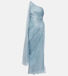 Maria Lucia Hohan Florencia one-shoulder silk gown