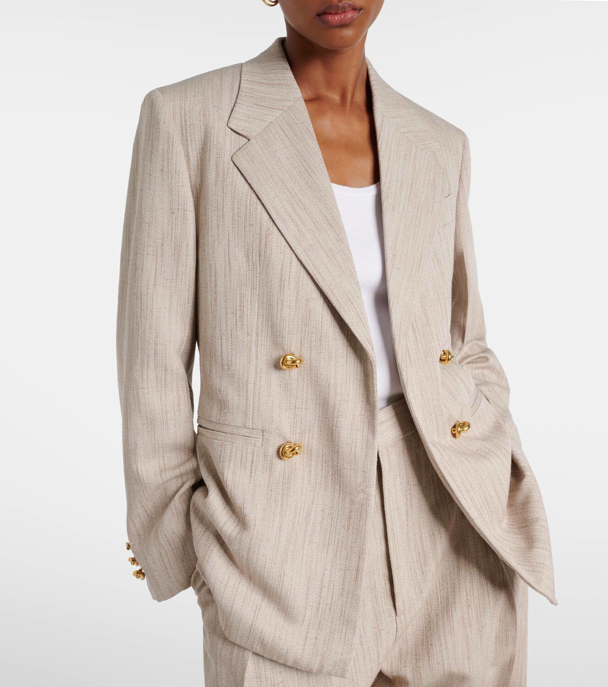 Bottega Veneta Knot single-breasted blazer