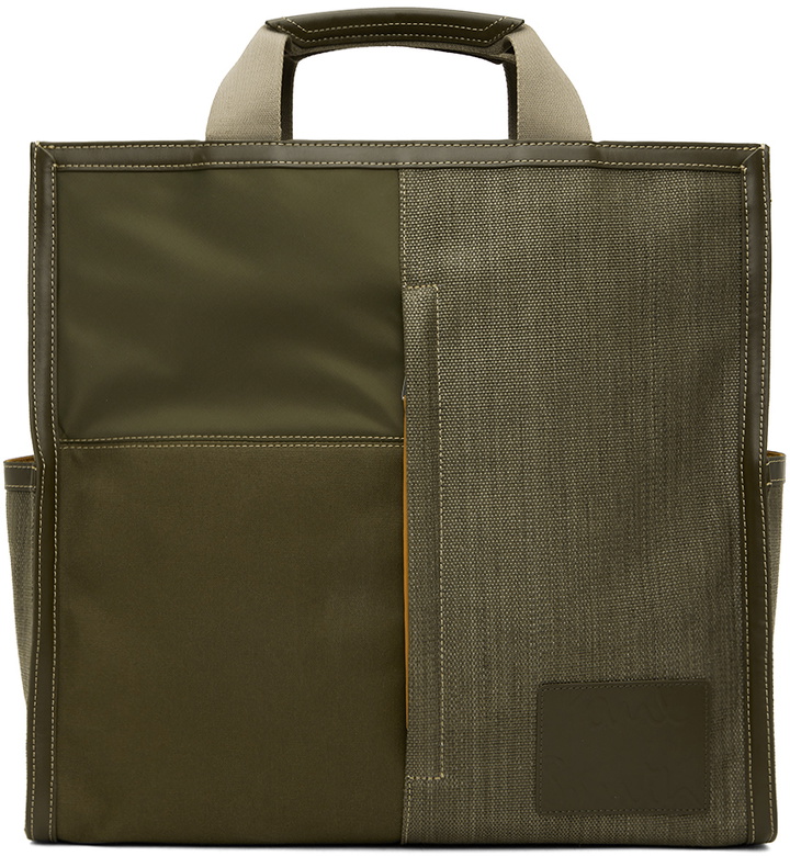 Photo: Paul Smith Khaki Mixed Tote