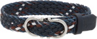 Salvatore Ferragamo Navy Braided Bracelet