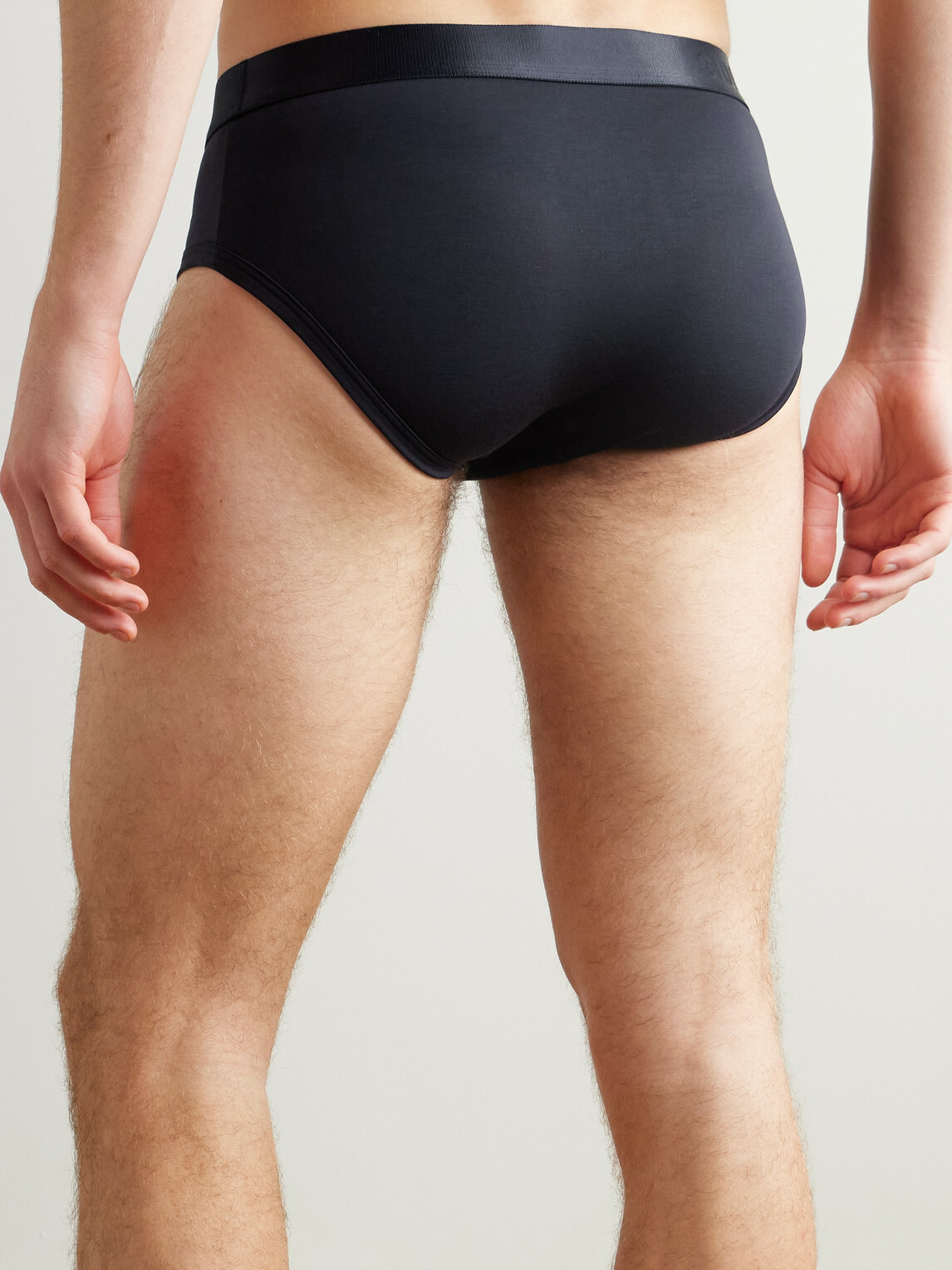 CDLP - Three-Pack Stretch-Lyocell Briefs - Blue