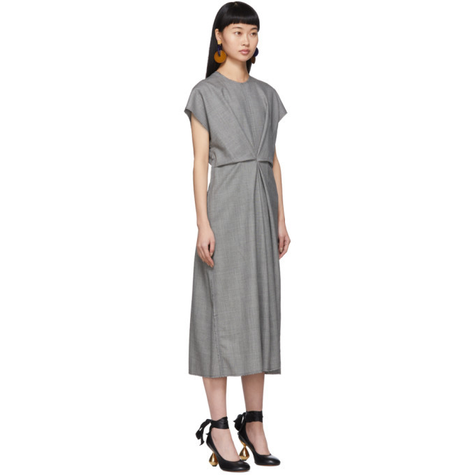 loewe dress grey Draped Loewe custom_World Cup: After Party Looks