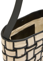 ST. Agni Woven Mini Canvas Tote - White - One Size