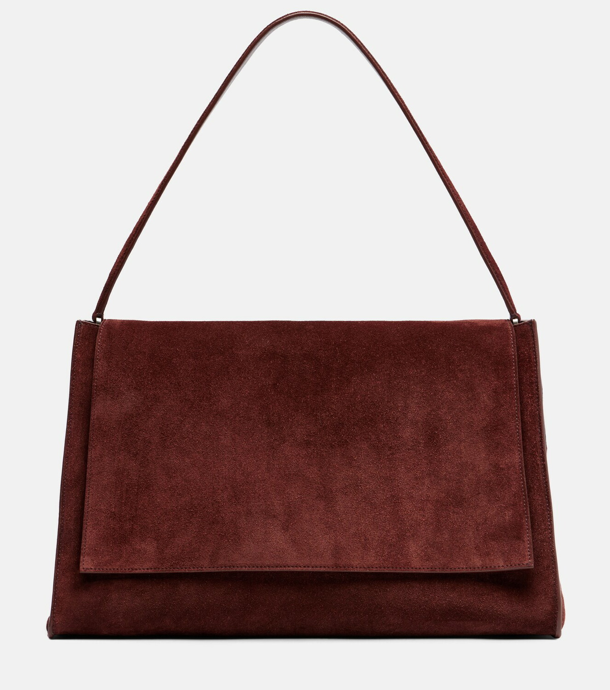 Nour Hammour Amal suede shoulder bag