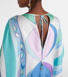 Pucci Pesci silk twill kaftan