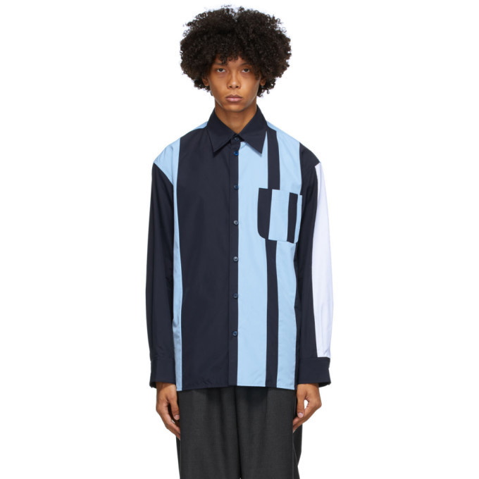 Photo: Marni Blue Striped Block Shirt