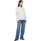 AGOLDE Off-White Lois T-shirt