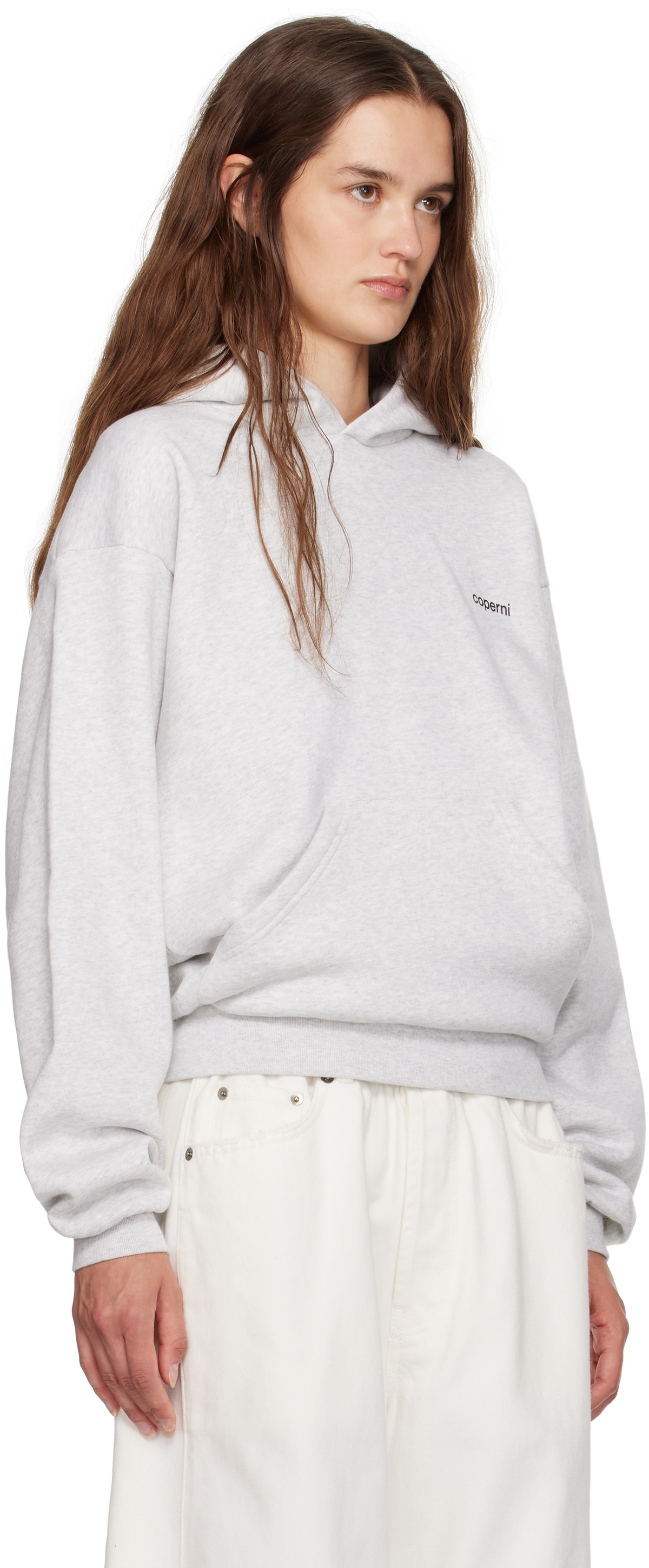 Coperni Gray Horn Hoodie