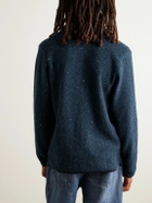 Inis Meáin - Breidin Merino Wool and Cashmere-Blend Shirt Jacket - Blue