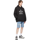 VETEMENTS Black Washed World Tour Hoodie
