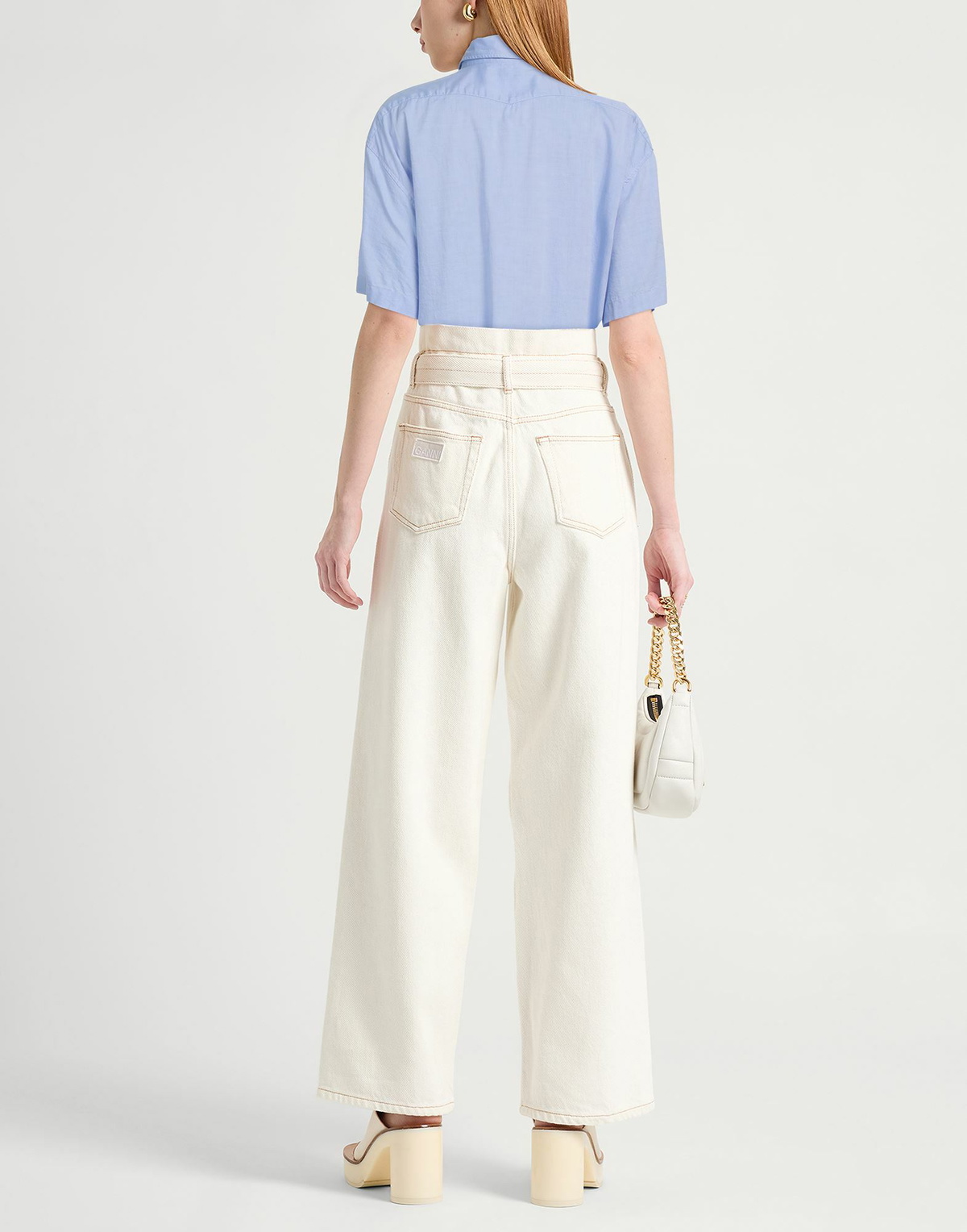 Massimo Alba Womens Top Light in Blue