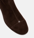 Tory Burch Cap-toe 55 suede knee-high boots
