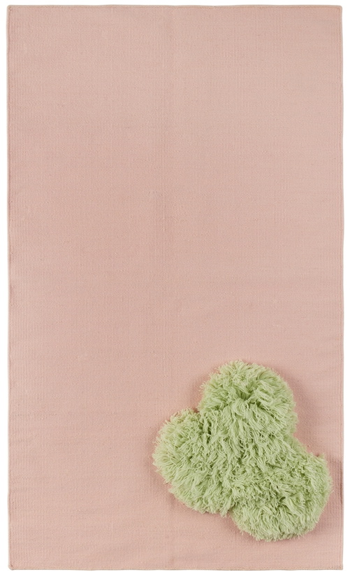 Photo: Mush Studios Pink & Green Small Echo Rug