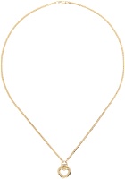 Laura Lombardi Gold Dolce Pendant Necklace