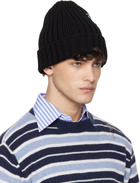 Marni Black Cotton Beanie