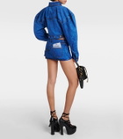 Vivienne Westwood Embroidered cropped denim jacket