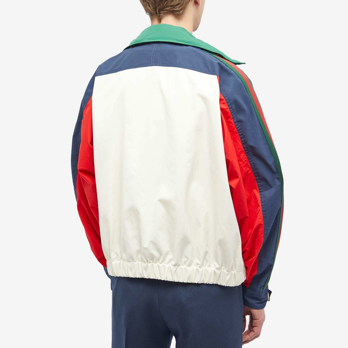 Gucci Men's GG Logo GRG Jacket in Ivory Gucci