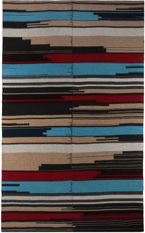 Photo: The Elder Statesman Multicolor Mix 'N' Marl Blanket