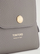 TOM FORD - Pebble-Grain Leather Messenger Bag