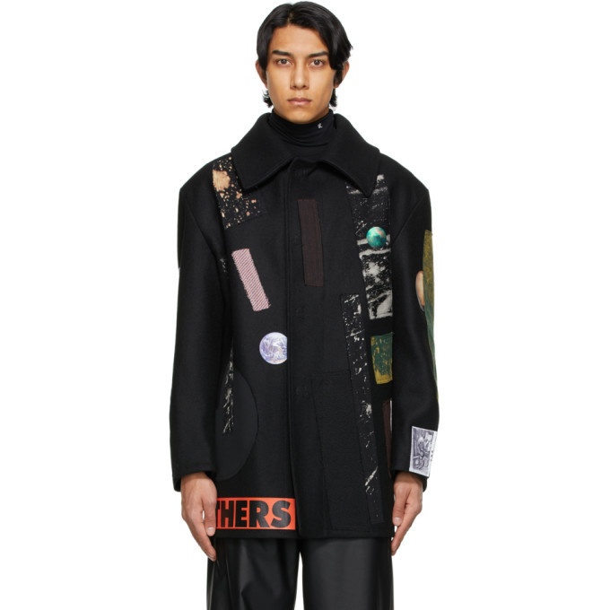 Photo: Raf Simons Black Sterling Ruby Edition Patches Jacket