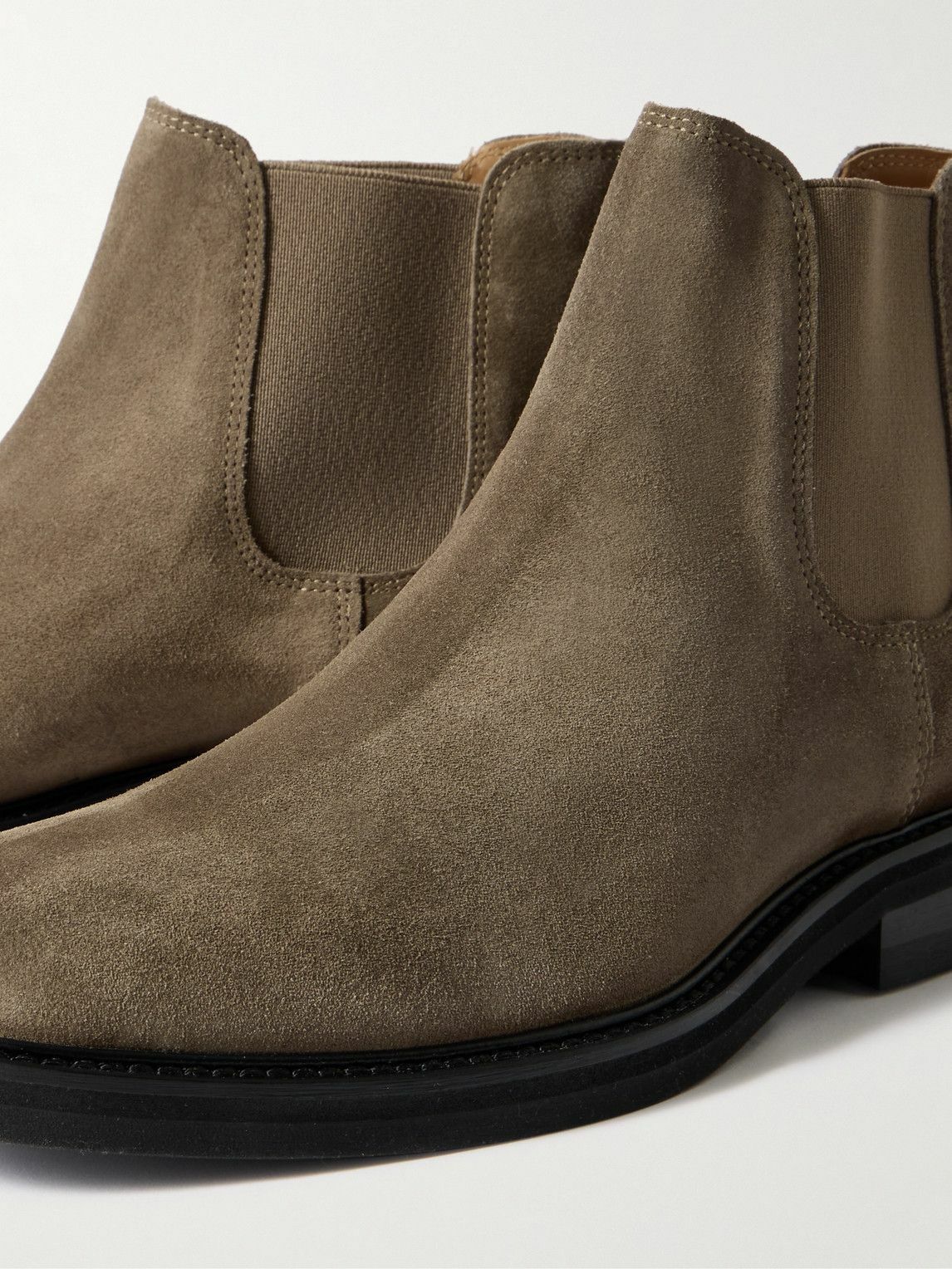 Mr P. - Ollie Suede Chelsea Boots - Brown
