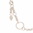 Acne Studios Women's Stamp Pendant Necklace in Silver 
