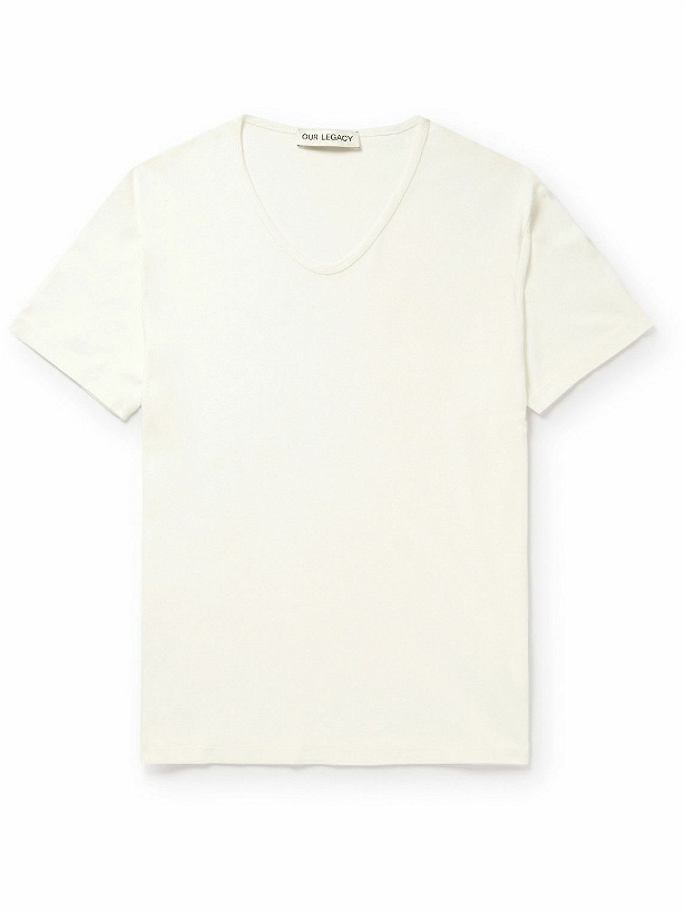 Photo: Our Legacy - Cotton-Jersey T-Shirt - White