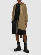 RICK OWENS DRKSHDW - Hooded Fishtail Zipped Sweatshirt