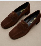 Prada Suede loafer pumps