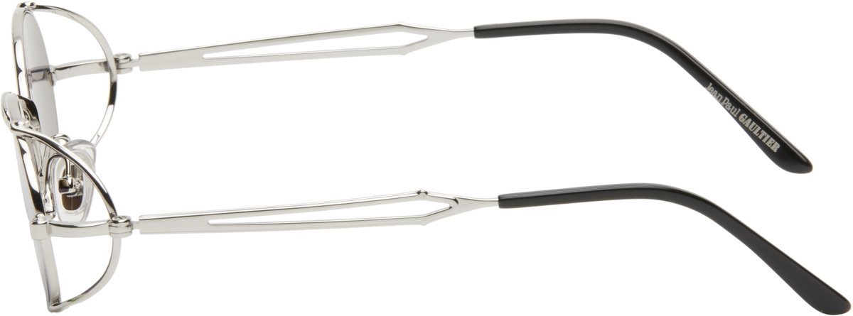 Jean Paul Gaultier Silver 'The 55-3175' Sunglasses