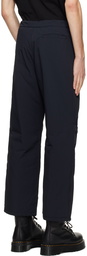 AURALEE Black Biodegradable Nylon Over Trousers