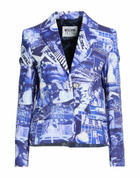 Moschino Jeans Womens Blazer Bright in Blue