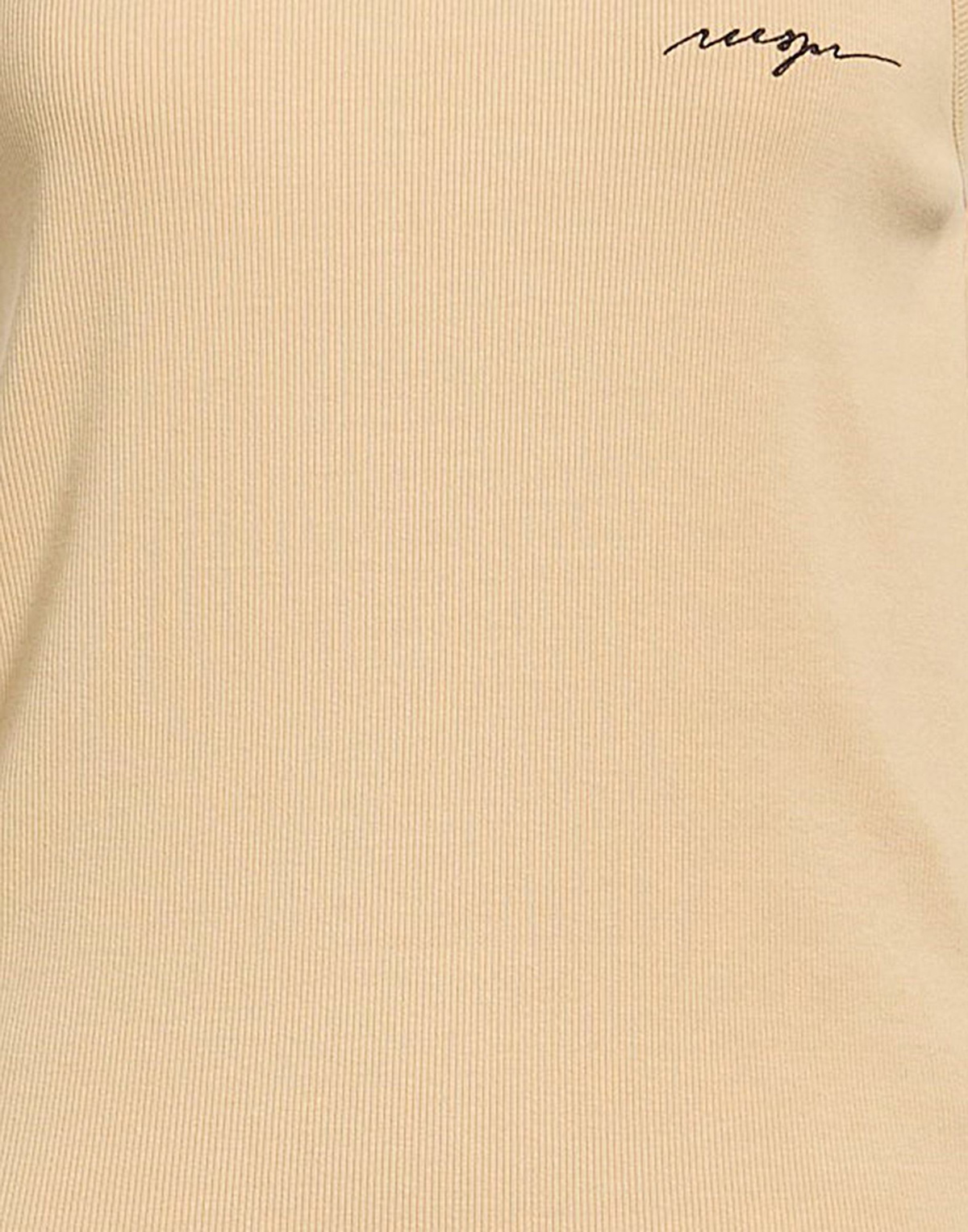 Msgm Womens Tank top in Beige
