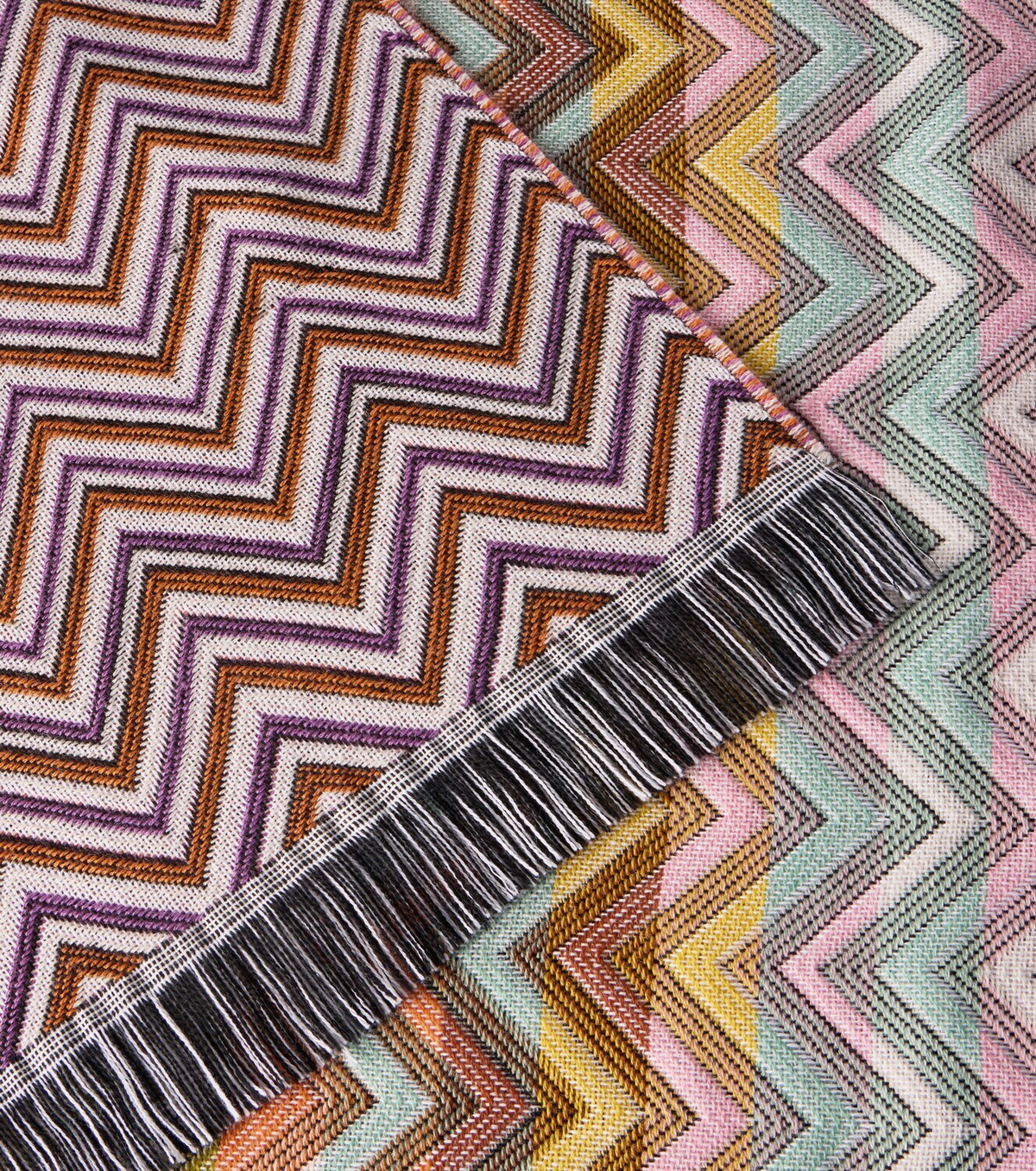 Missoni Antwan fringed wool-blend throw