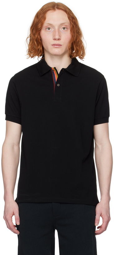 Photo: Paul Smith Black Striped Polo