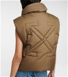Off-White - Peach Ny Arrows puffer vest